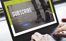 Subscribe to a newsletter checkbox